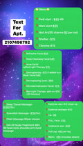 Price list for services