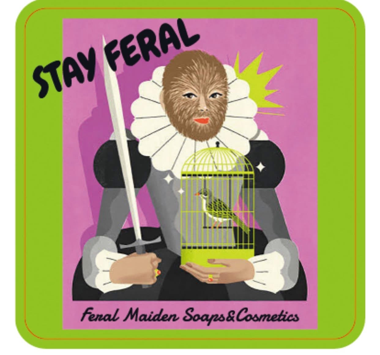 Feral Maiden Sticker pack